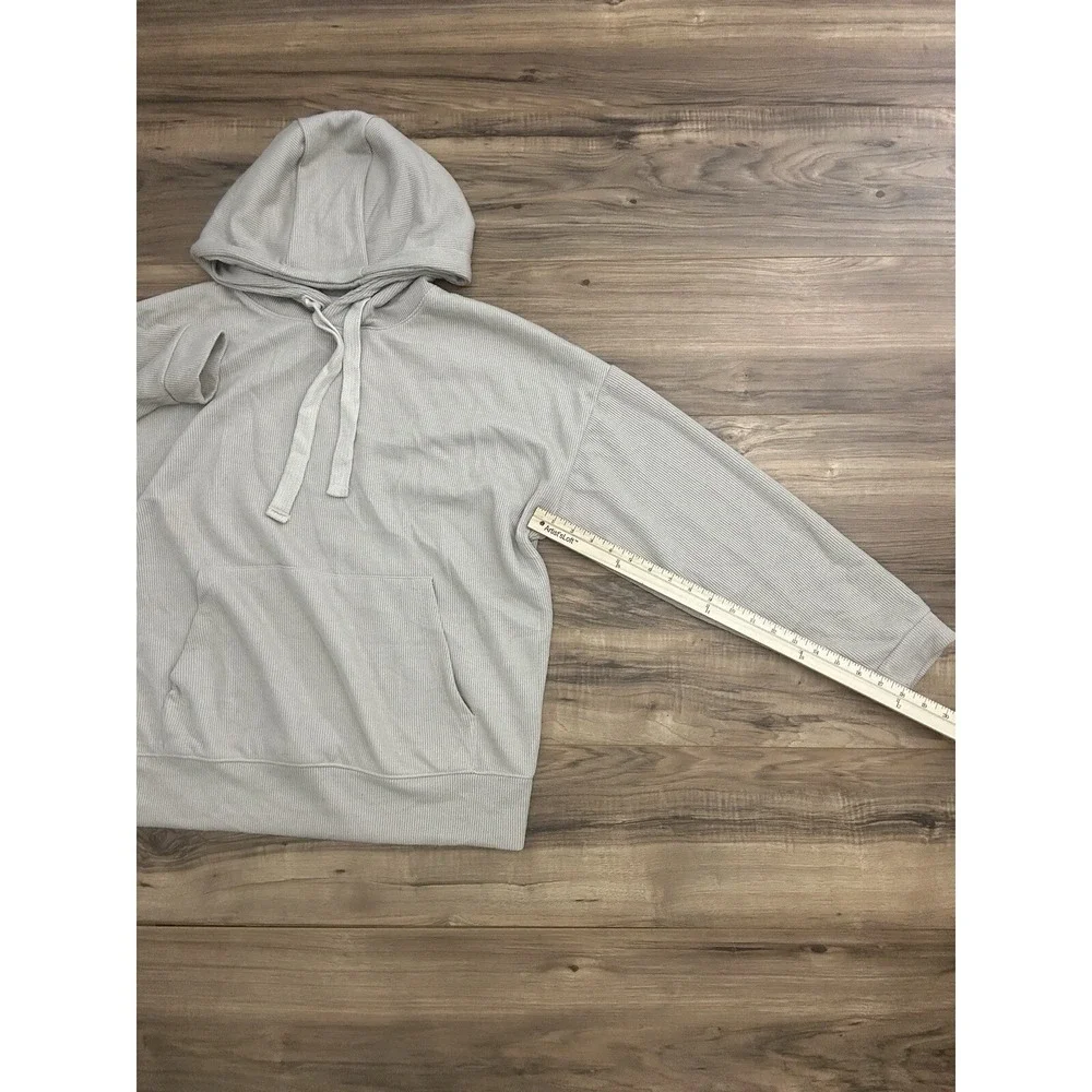 Zara Men's Pullover Hoodie Knitted Sweater Size Medium Beige‎